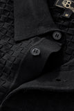 PrimeKnit Button Polo BLACK
