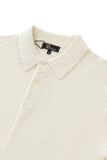 PrimeKnit Button Polo IVORY