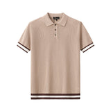EdgeTrim Mesh Knit Polo KHAKI