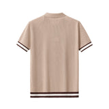 EdgeTrim Mesh Knit Polo KHAKI