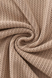 EdgeTrim Mesh Knit Polo KHAKI