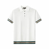 EdgeTrim Mesh Knit Polo WHITE