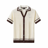 Contrast Trim + Solace SET - IVORY/BROWN