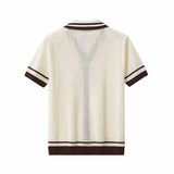 Contrast Trim + Solace SET - IVORY/BROWN