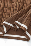 Textura Knit Polo COFFEE