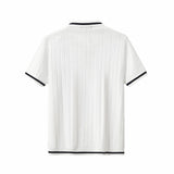 Textura Knit Polo IVORY