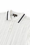 Textura Knit Polo IVORY