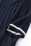 Textura Knit Polo NAVY