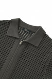 Breeze Mesh Zip Knit SS Shirt ARMY GREEN