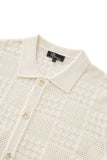 Monaco Mesh Knit SS Shirt IVORY