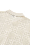 Monaco Mesh Knit SS Shirt IVORY