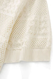 Monaco Mesh Knit SS Shirt IVORY