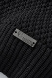 Marina Stripe Knit SS Shirt BLACK