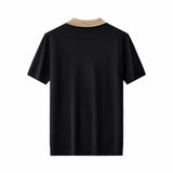 Imperial Collar Knit Polo BLACK