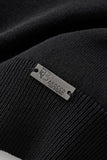 Imperial Collar Knit Polo BLACK