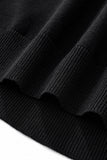 Imperial Collar Knit Polo BLACK