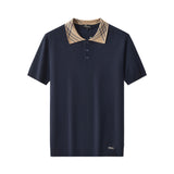 Imperial Collar Knit Polo NAVY