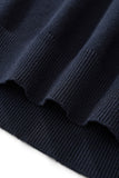 Imperial Collar Knit Polo NAVY