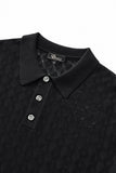 Monarch Knit Polo BLACK