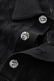 Monarch Knit Polo BLACK