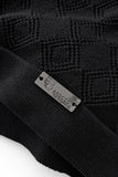 Monarch Knit Polo BLACK
