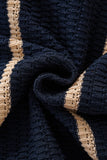 Riviera Stripe Mesh Knit SS Shirt NAVY