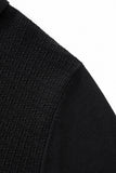 Milano Texture Knit Polo BLACK