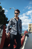 Party Spark Rhinestone Long Sleeve Shirt