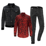 Pure Style Jkt + Pure Style Pant + Echoed Harmony - El Baron BLACK/SILVER/RED