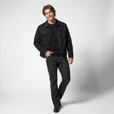 Regalia Medallion Print Denim SET - BLACK