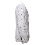 Culture Couture Embellished Blazer – Red Carpet Edition WHITE/GOLD