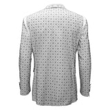 Elegant Blazer + Midnight Precision + Dapper Details SET - WHITE/BLACK/GUN/SILVER