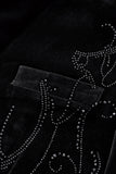 Valent Noir Velvet Blazer BLACK