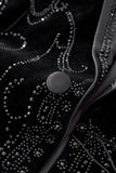 Valent Noir Velvet Blazer BLACK