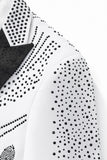 Celestial Wave Blazer WHITE/BLACK