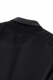 Radiant Hex Crystal Blazer BLACK/BLACK