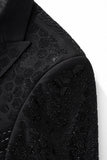 Radiant Hex Crystal Blazer BLACK/BLACK