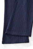 Loft Set – Textured Short Sleeve Shirt & Pant NAVY