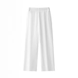 Loft Set – Textured Short Sleeve Shirt & Pant SNOW WHITE