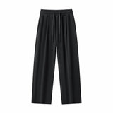 Vista Set – Waffle Textured Shirt & Pant BLACK
