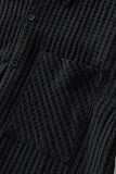 Drift Set – Waffle Textured Shirt & Short BLACK