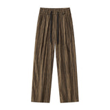Strata Set – Printed Long Sleeve Shirt & Pant BROWN