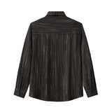 Canyon Set – Printed LS Shirt & Pleated pant BLACK