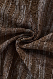 Canyon Set – Printed LS Shirt & Pleated pant BROWN