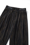 Canyon Set – Printed LS Shirt & Pleated pant BLACK