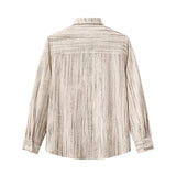 Canyon Set – Printed LS Shirt & Pleated pant TAUPE