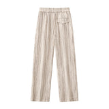 Canyon Set – Printed LS Shirt & Pleated pant TAUPE