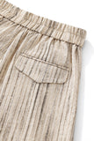 Canyon Set – Printed LS Shirt & Pleated pant TAUPE