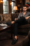 Poker Play Tassel Loafers