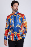 Leopard Baroque Long Sleeve Shirt